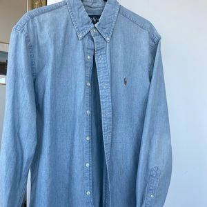 Ralph Lauren Classic cut light denim shirt